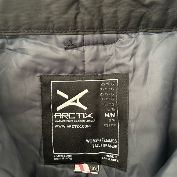 Arctix Black Insulated Snow Pants - Picture 6 of 9